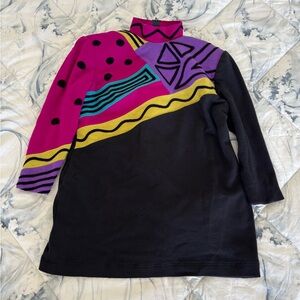 Vintage Abstract Louis Féraud Dress
